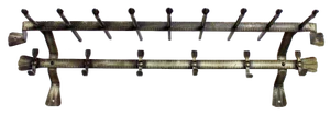 Art Deco Style Metal Coat Rack, 1960s