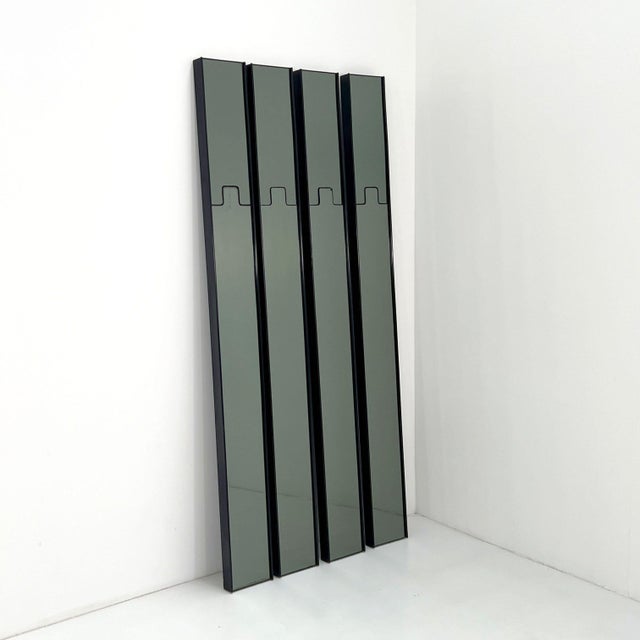 Gronda Mirrors and Coat Racks by Luciano Bertoncini for Elco, 1970s, Set of 4 For Sale - Image 9 of 9