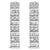 Experience the sheer elegance and timeless charm of these exquisite drop earrings, masterfully crafted from rhodium-plated...