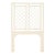 Chinoiserie David Francis Furniture for Chairish X & Diamond Headboard Twin, Navajo White For Sale - Image 3 of 3