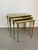 Brass Nesting Tables from Maison Baguès, France, 1950s, Set of 3 For Sale - Image 12 of 14
