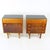 Mid-Century Bedside Tables in Walnut and Black Glass, Former Czechoslovakia, 1960s, Set of 2 For Sale - Image 16 of 16