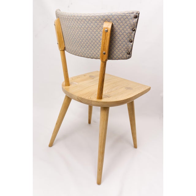 Tan Paul McCobb Style Mid Century Modern Accent Chairs a Pair For Sale - Image 8 of 12