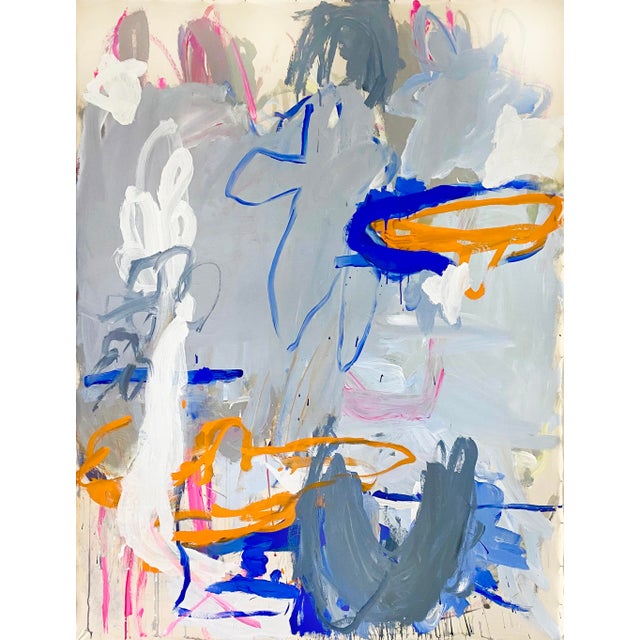 2020s Contemporary Abstract Acrylic on Canvas "Lost and Found" by Macha Poynder For Sale - Image 5 of 5