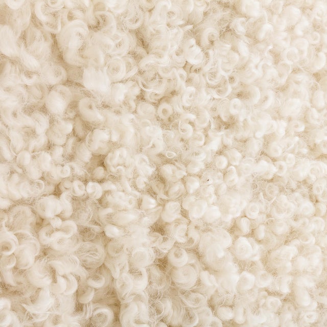 Farstrup Teak Chair in Natural Sheepskin Upholstery by Th. Herlev for Farstrup Møbler, 1960s For Sale - Image 4 of 14