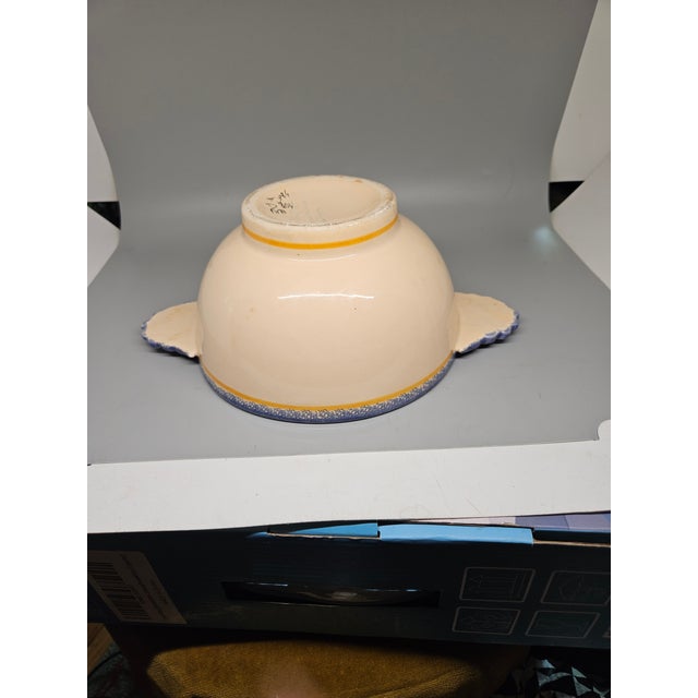 Vintage Breton Bowl Henriot Quimper For Sale In Washington DC - Image 6 of 8