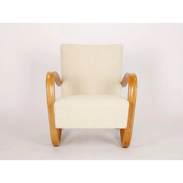 Art Deco Model H 269 Lounge Chair by Jindřich Halabala for UP Závody, 1930s For Sale - Image 10 of 12