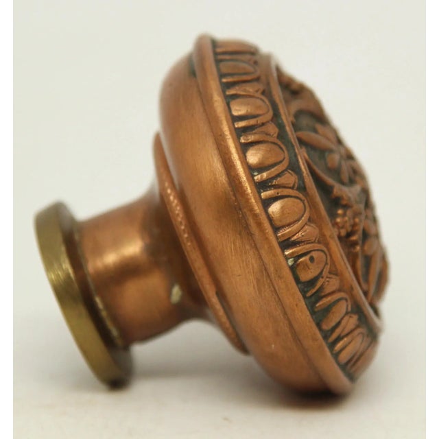 Pair of Antique Russell & Erwin Bronze Door Knobs For Sale - Image 9 of 11