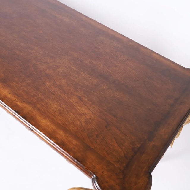 Mid 20th Century Writing Table With Elephant Head Legs For Sale - Image 5 of 11