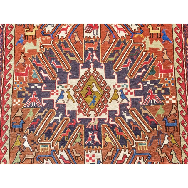 Middle Eastern Kilim Shahsavan For Sale - Image 4 of 12