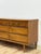 Mid 20th Century Vintage MCM Bassett Style Nine Drawer Dresser With Wood Inlays Collectable Retro For Sale - Image 5 of 18