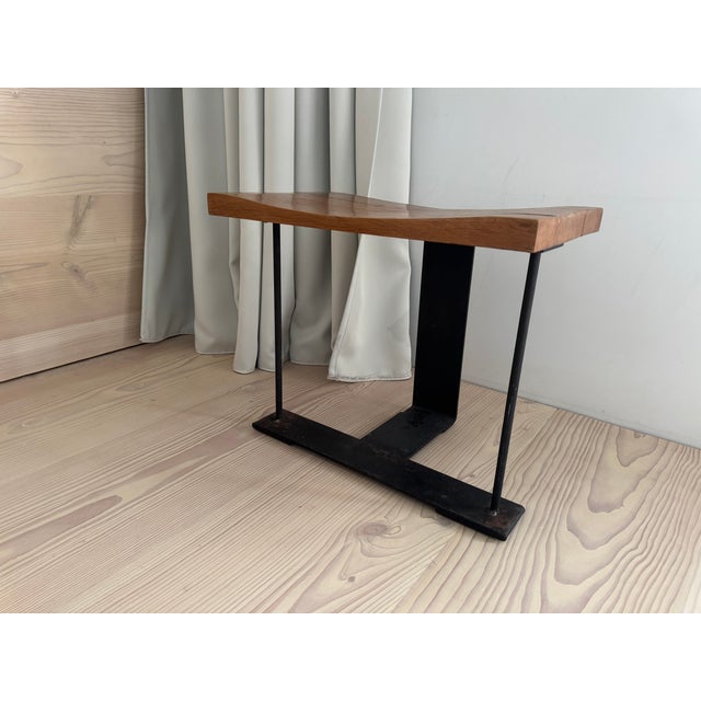 Vintage Stool by Pierre Chareau for Ecart International, 1990 For Sale - Image 6 of 18