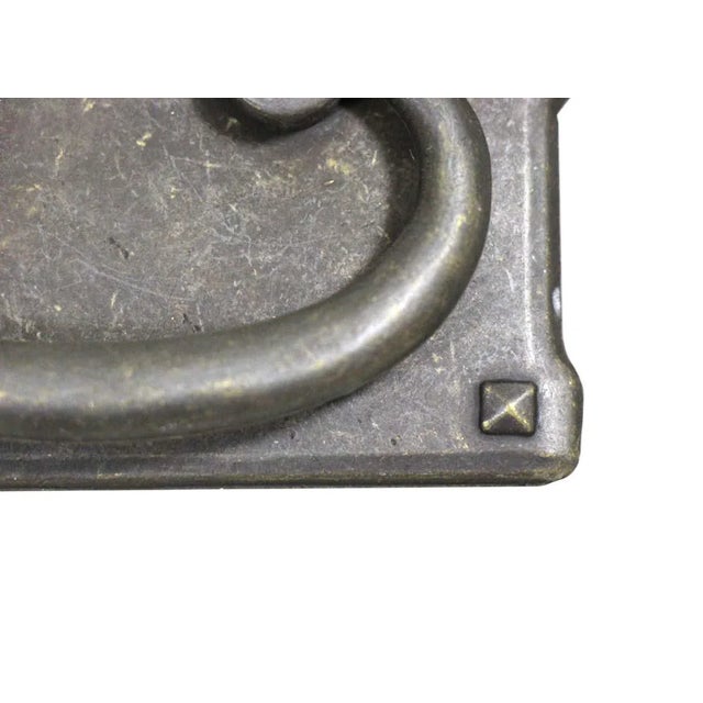 Arts & Crafts Arts & Crafts Black Metal Trunk Handle For Sale - Image 3 of 7