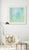 Abstract Abstract Soft Blues Original Art Print For Sale - Image 3 of 4
