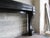 Black 19th Century French Napoleonic Black Marble Fireplace For Sale - Image 8 of 9