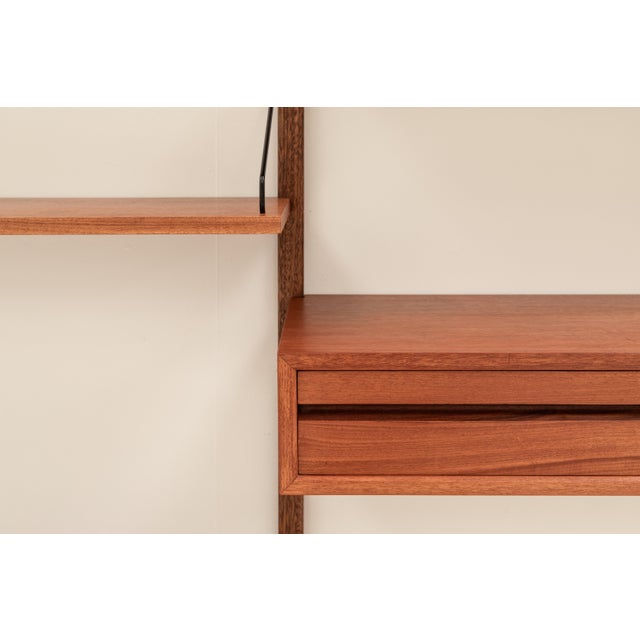 Two-Bay Wall Unit by P. Cadovius, 1960s For Sale - Image 3 of 18