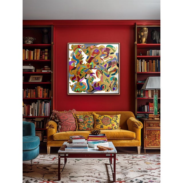 2020s Original Abstract Titled “Everything Is Something” For Sale - Image 5 of 10