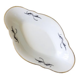 Small Vintage Model Mona Deep Serving Plate from Hackefors, Sweden For Sale