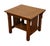 Mission High End Vintage Quarter Sawn Oak Mission Style 27" Accent End Table For Sale - Image 3 of 8
