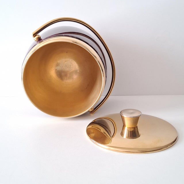 Paper Mid-Century Ice Bucket Model No. 950 by Aldo Tura, Italy, 1960s For Sale - Image 7 of 18