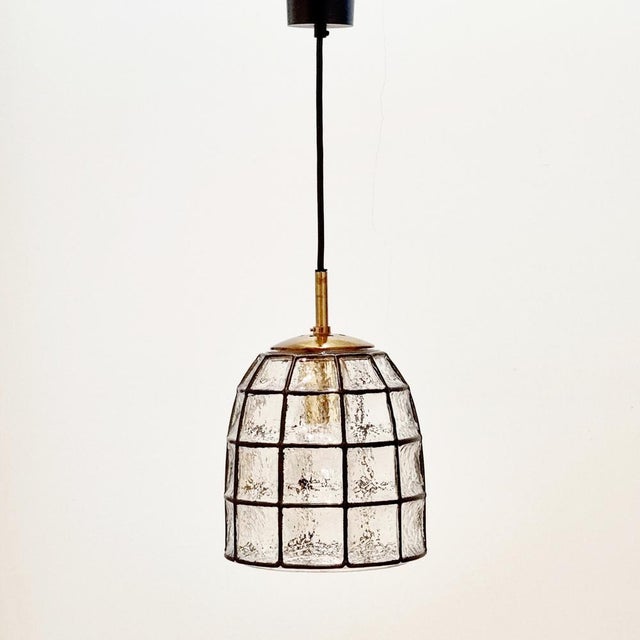 Mid-Century Modern Mid-Century Modern Glass Pendant Light from Limburg, 1960s For Sale - Image 3 of 13