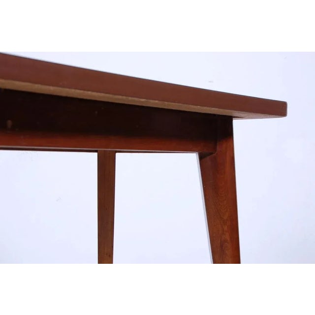Wood Small Vintage Table with Formica Top, 1950s For Sale - Image 7 of 12