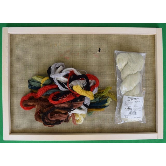 Canvas Sz: 10 1/4" x 14 1/4" Frame Sz: 14" x 20" *To be completed as a brick doorstop cover* The canvas is made of high-...