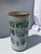 Unique Art Glass Vase With Graal Technique Drawings and Pink Rim For Sale - Image 13 of 14