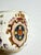 Antique Armorial Pearlware Porcelain Teacup Demitasse, Hand Painted Flowers & Crest For Sale - Image 10 of 12