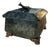 Antique Green Marble Box With Bronze Accents and Animal Finial For Sale