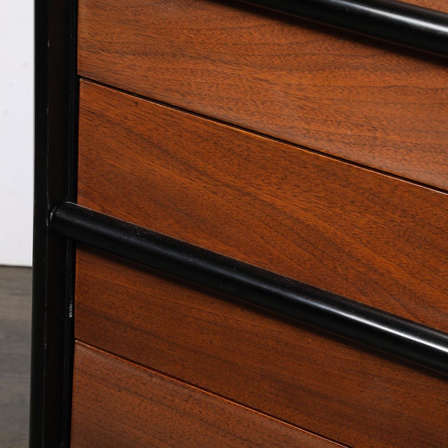 Mid-Century Walnut & Lacquered Chest by Robsjohn-Gibbings for Widdicomb Company For Sale - Image 14 of 18