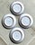 Farmhouse Circa 1999 Vietri “Galletto” Collection Hand Painted Ceramic Dessert Plates, Italy – Set of 4 For Sale - Image 3 of 18