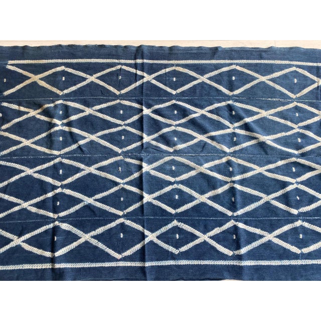 Andrianna Shamaris Antique Indigo Mali Textile For Sale - Image 13 of 18