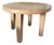 Sculptural Solid Teak Wood Dining Table With Expressive Natural Grain For Sale