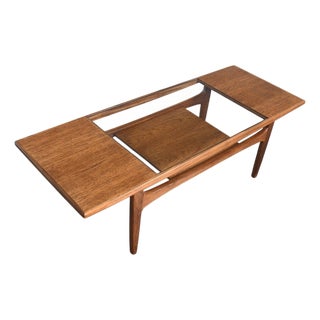 Mid 20th Century Attributed to G Plan Fresco Surfboard Coffee Table in Teak #2 For Sale