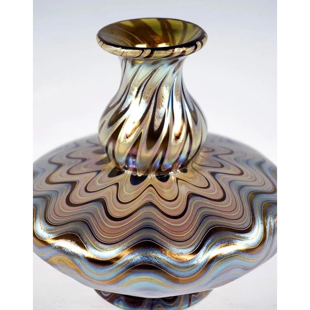 Art Nouveau Glass Vase by Loetz, Former Austria-Hungary, 1900s For Sale - Image 4 of 9