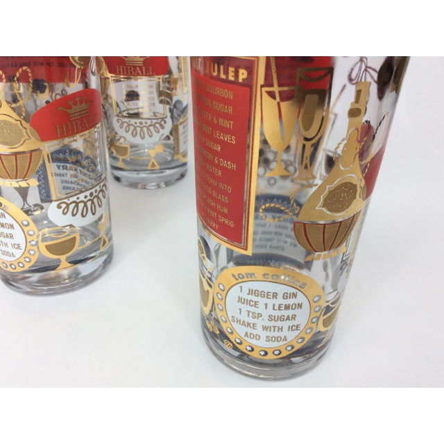Mid-Century Recipe Cocktail Set For Sale In Raleigh - Image 6 of 13