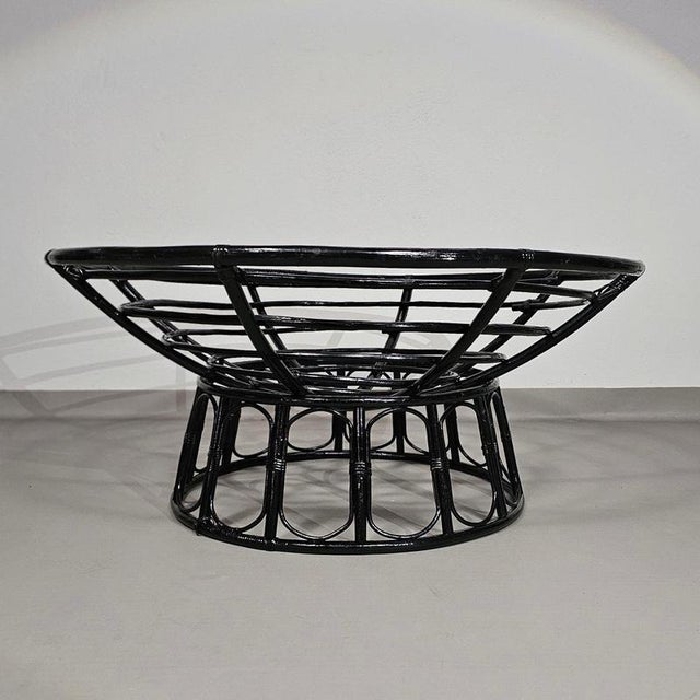 Papasan Rattan Lounge Chair, 1970s For Sale - Image 10 of 18