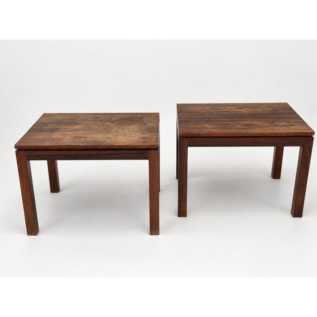 1960s Side Tables in Rosewood, Denmark, 1960s, Set of 2 For Sale - Image 5 of 18