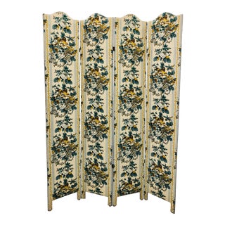 Vintage Chintz Screen For Sale