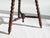 An antique carved side table with turned bobbin legs made out of Oak. The plant stand has a unique trefoil shape and...