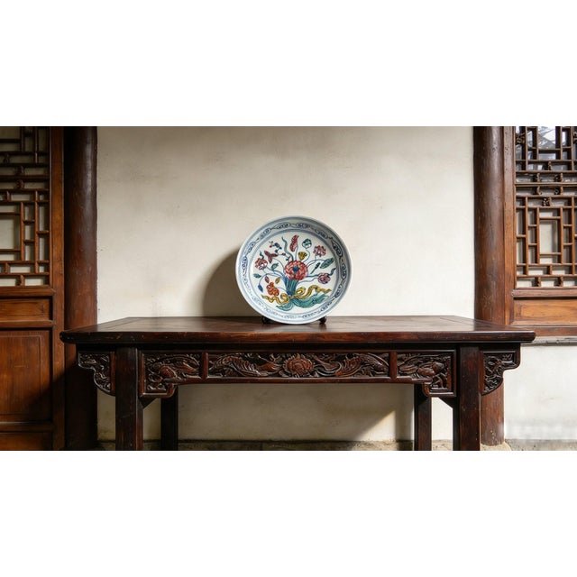 W-18cm,H-4cm Experience the beauty and elegance of Chinese history with our Chinese Vintage Porcelain Handcrafted with...