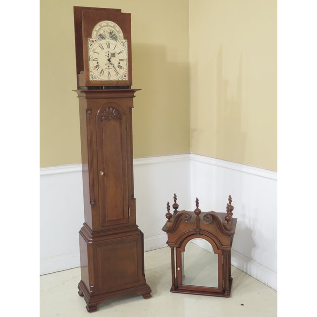 Sligh John Goddard Newport Cherry Grandfather Clock Chairish
