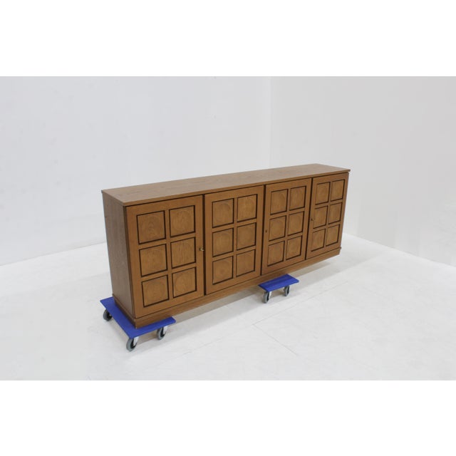 1970s Vintage Brutalist Sideboard by Gerhard Bartels, 1970s For Sale - Image 5 of 11