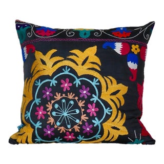 Suzani Textile Pillow For Sale