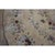 1920s 1920s Antique Beige Bouquets Roses Folk Art American Hooked Cotton Round Rug For Sale - Image 5 of 9