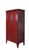 Catalpa Wood Square Corner Armoire For Sale - Image 4 of 11