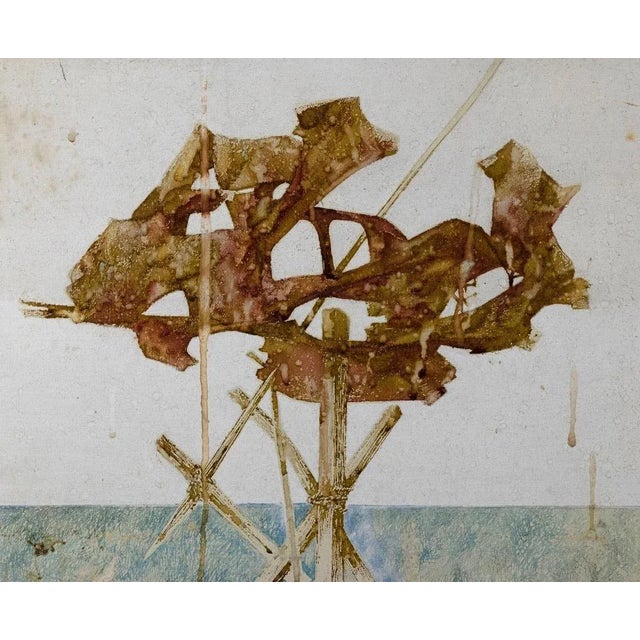 Leo Guida, Untitled, Original Oil Paint on Canvas, 1970s For Sale - Image 4 of 4