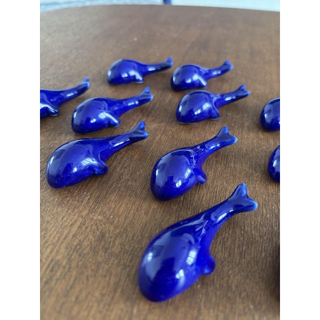 Vintage Ceramic Knife Holders, Set of 6 For Sale - Image 4 of 5