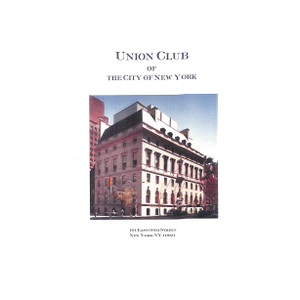 Union Club of the City of New York Event Prospectus